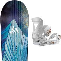 comparer et trouver le meilleur prix du snowboard Jones Wm s s airheart 20 + mirage white 20 sur Sportadvice