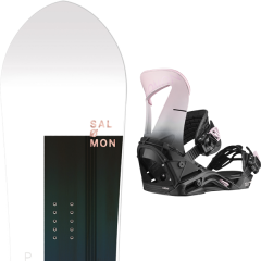 comparer et trouver le meilleur prix du snowboard Salomon Pillow talk 20 + hologram w black/pink 20 sur Sportadvice