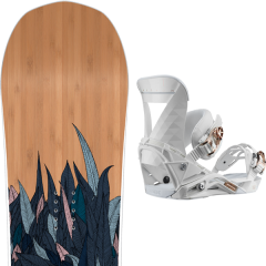 comparer et trouver le meilleur prix du snowboard Salomon Rumble fish 20 + mirage white 20 sur Sportadvice