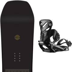 comparer et trouver le meilleur prix du snowboard Salomon Huck knife grom 20 + rhythm black 20 sur Sportadvice