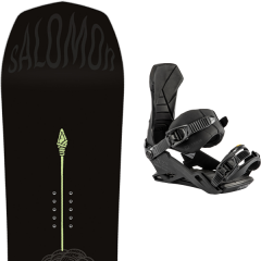 comparer et trouver le meilleur prix du snowboard Salomon Assassin pro 20 + team ultra black 20 sur Sportadvice