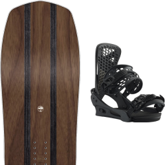 comparer et trouver le meilleur prix du snowboard Arbor A-frame 20 + genesis x black matte 20 sur Sportadvice