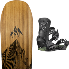 comparer et trouver le meilleur prix du snowboard Jones Ultracraft 20 + highlander black / oil green 20 sur Sportadvice