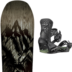 comparer et trouver le meilleur prix du snowboard Jones Ultra mountain twin 20 + highlander black / oil green 20 sur Sportadvice