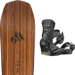 comparer et trouver le meilleur prix du snowboard Jones Flagship 20 + highlander black / oil green 20 sur Sportadvice
