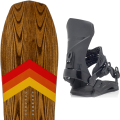 comparer et trouver le meilleur prix du snowboard Arbor Cask 20 + super sport black 20 sur Sportadvice
