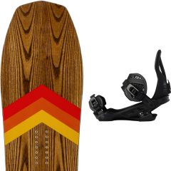 comparer et trouver le meilleur prix du snowboard Arbor Cask 20 + hemlock black 20 sur Sportadvice