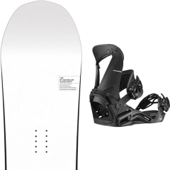 comparer et trouver le meilleur prix du snowboard Salomon Super 8 20 + hologram black 20 sur Sportadvice
