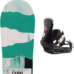 comparer et trouver le meilleur prix du snowboard Yes Typo 20 + freestyle black 20 sur Sportadvice