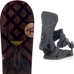 comparer et trouver le meilleur prix du snowboard Rossignol Angus 20 + super sport black 20 sur Sportadvice