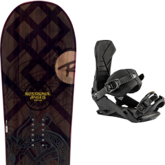 comparer et trouver le meilleur prix du snowboard Rossignol Angus 20 + team ultra black 20 sur Sportadvice