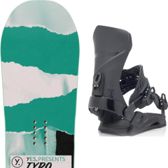 comparer et trouver le meilleur prix du snowboard Yes Typo 20 + super sport black 20 sur Sportadvice