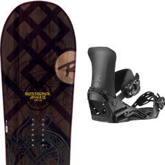 comparer et trouver le meilleur prix du snowboard Rossignol Angus wide 20 + district black 20 sur Sportadvice
