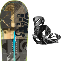 comparer et trouver le meilleur prix du snowboard Rossignol One lf wide 20 + rhythm black 20 sur Sportadvice