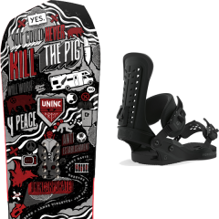 comparer et trouver le meilleur prix du snowboard Yes Greats uninc 20 + force black 20 sur Sportadvice
