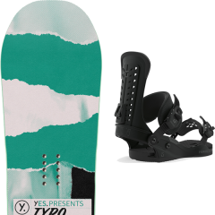 comparer et trouver le meilleur prix du snowboard Yes Typo 20 + force black 20 sur Sportadvice