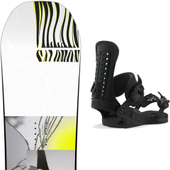 comparer et trouver le meilleur prix du snowboard Salomon The villain 20 + force black 20 sur Sportadvice