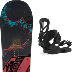 comparer et trouver le meilleur prix du snowboard Rossignol Angus 19 + flite pro black 20 sur Sportadvice