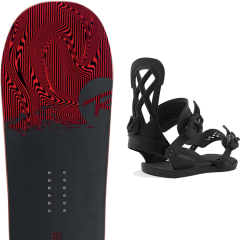 comparer et trouver le meilleur prix du snowboard Rossignol Jibsaw 20 + contact pro black 20 sur Sportadvice
