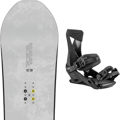 comparer et trouver le meilleur prix du snowboard K2 Bottle rocket flat/rocker 19 + zero ultra black 20 sur Sportadvice