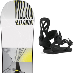 comparer et trouver le meilleur prix du snowboard Salomon The villain grom 20 + contact pro black 20 sur Sportadvice
