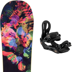 comparer et trouver le meilleur prix du snowboard Rossignol Meraki 20 + rythm black/bronze 20 sur Sportadvice