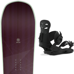 comparer et trouver le meilleur prix du snowboard Nidecker Wm s s venus 20 + wos rosa black 20 sur Sportadvice