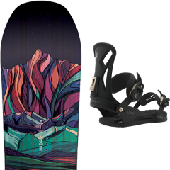 comparer et trouver le meilleur prix du snowboard Jones Twin sister 20 + wos juliet black 20 sur Sportadvice