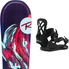 comparer et trouver le meilleur prix du snowboard Rossignol Diva lf lite frame 20 + wos milan black 20 sur Sportadvice