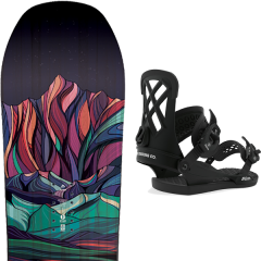 comparer et trouver le meilleur prix du snowboard Jones Twin sister 20 + wos milan black 20 sur Sportadvice