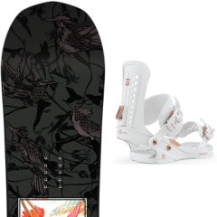 comparer et trouver le meilleur prix du snowboard Salomon Wonder 20 + wos trilogy white 20 sur Sportadvice