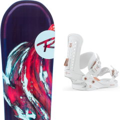 comparer et trouver le meilleur prix du ski Rossignol Diva lf lite frame 20 + wos trilogy white 20 sur Sportadvice