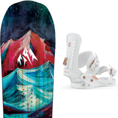 comparer et trouver le meilleur prix du snowboard Jones Dream catcher 20 + wos trilogy white 20 sur Sportadvice