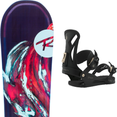 comparer et trouver le meilleur prix du snowboard Rossignol Diva lf lite frame 20 + wos juliet black 20 sur Sportadvice