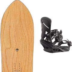 comparer et trouver le meilleur prix du snowboard Arbor Cosa nostra 19 + mission black 20 sur Sportadvice