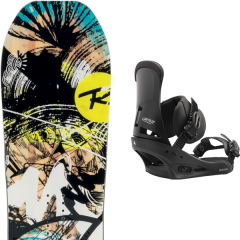 comparer et trouver le meilleur prix du snowboard Rossignol Krypto wide 19 + custom black 20 sur Sportadvice