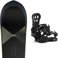 comparer et trouver le meilleur prix du snowboard Nidecker Megalight 19 + atlas black 20 sur Sportadvice