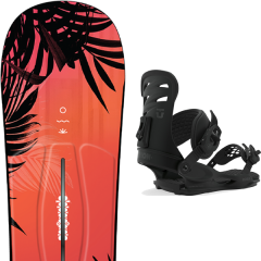 comparer et trouver le meilleur prix du snowboard Burton Hideaway w 19 + wos rosa black 20 sur Sportadvice