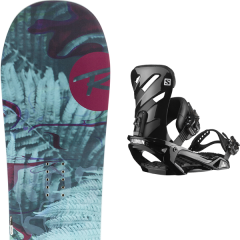 comparer et trouver le meilleur prix du snowboard Rossignol Meraki 19 + rhythm black 20 sur Sportadvice