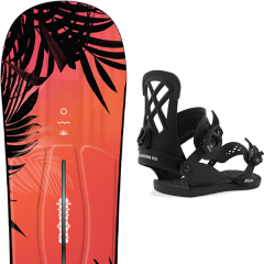 comparer et trouver le meilleur prix du snowboard Burton Hideaway w 19 + wos milan black 20 sur Sportadvice