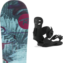 comparer et trouver le meilleur prix du snowboard Rossignol Meraki 19 + wos rosa black 20 sur Sportadvice