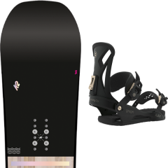 comparer et trouver le meilleur prix du snowboard K2 Lime lite combinaison camber 19 + wos juliet black 20 sur Sportadvice
