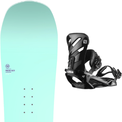 comparer et trouver le meilleur prix du snowboard Nidecker Wm s s elle 19 + rhythm black 20 sur Sportadvice