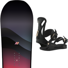 comparer et trouver le meilleur prix du ski K2 Bright lite women flat rocker 19 + wos juliet black 20 sur Sportadvice