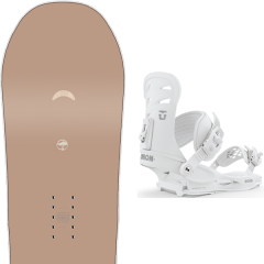 comparer et trouver le meilleur prix du snowboard Arbor Ethos w 19 + wos rosa white 20 sur Sportadvice
