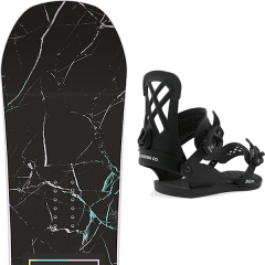 comparer et trouver le meilleur prix du snowboard Salomon Oh yeah 19 + wos milan black 20 sur Sportadvice