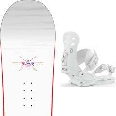 comparer et trouver le meilleur prix du snowboard Salomon 19 + wos rosa white 20 sur Sportadvice