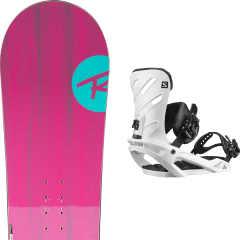comparer et trouver le meilleur prix du snowboard Rossignol Gala 19 + rhythm white sur Sportadvice