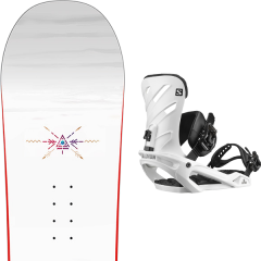 comparer et trouver le meilleur prix du snowboard Salomon 19 + rhythm white 20 sur Sportadvice