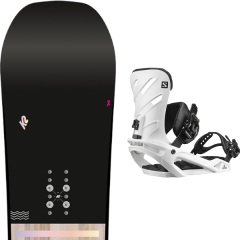 comparer et trouver le meilleur prix du snowboard K2 Lime lite combinaison camber 19 + rhythm white 20 sur Sportadvice